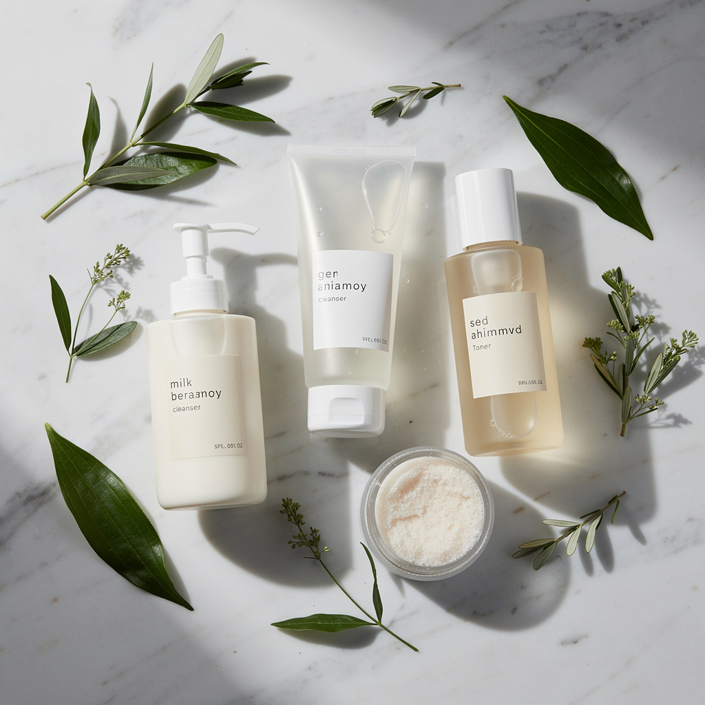 Types of Facial Cleansers and Their Differences