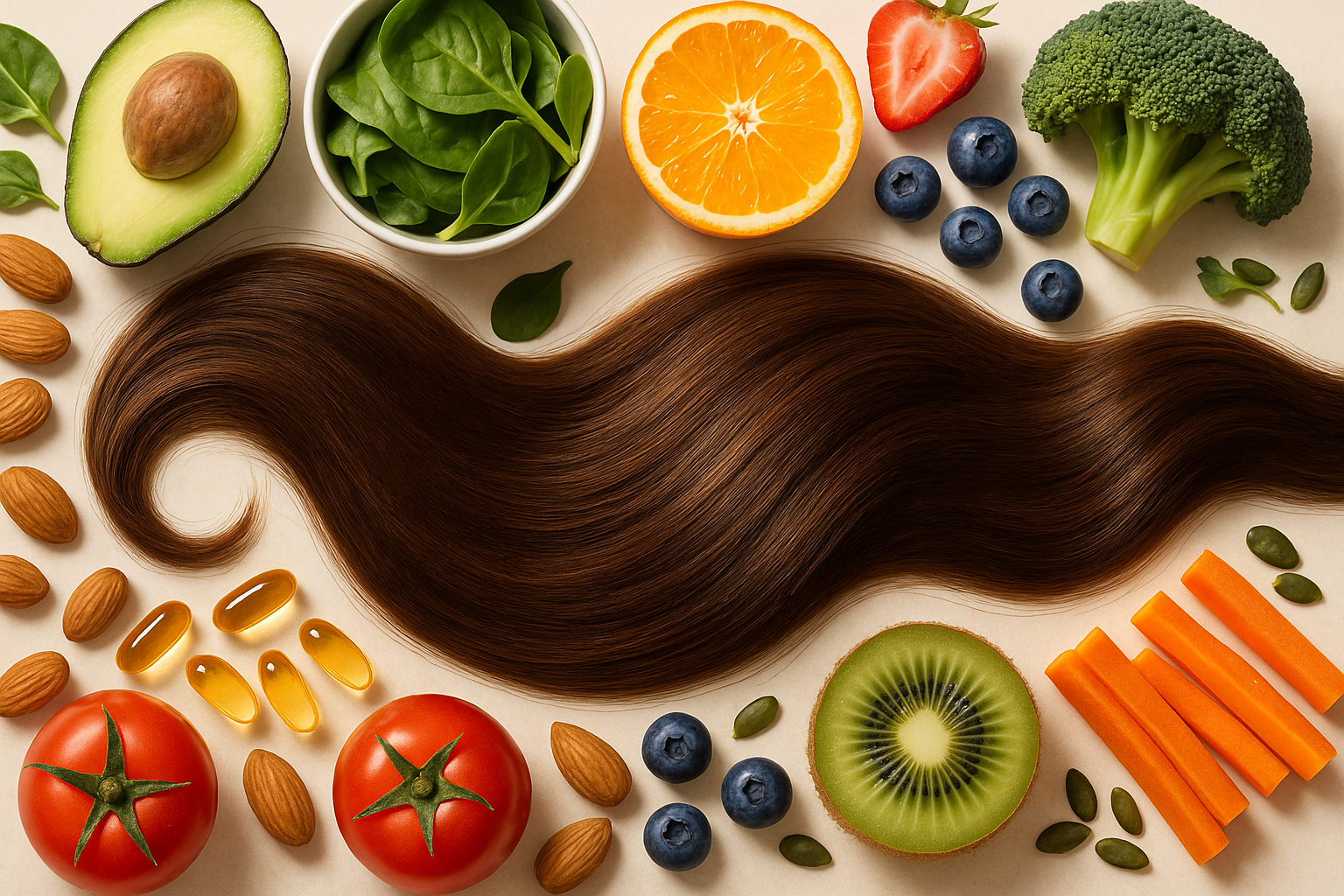 Essential Vitamins and Nutrients That Support Healthy Hair Growth