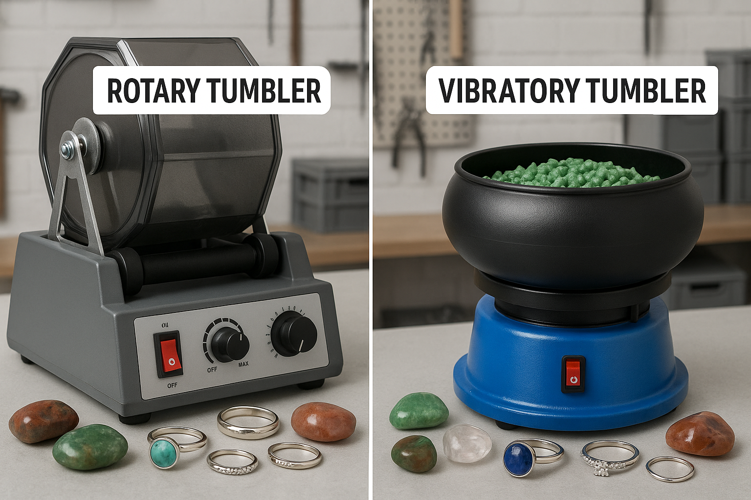 Rotary vs. Vibratory Tumblers: Complete Buyer’s Guide for Metal Finishing and Jewelry Polishing