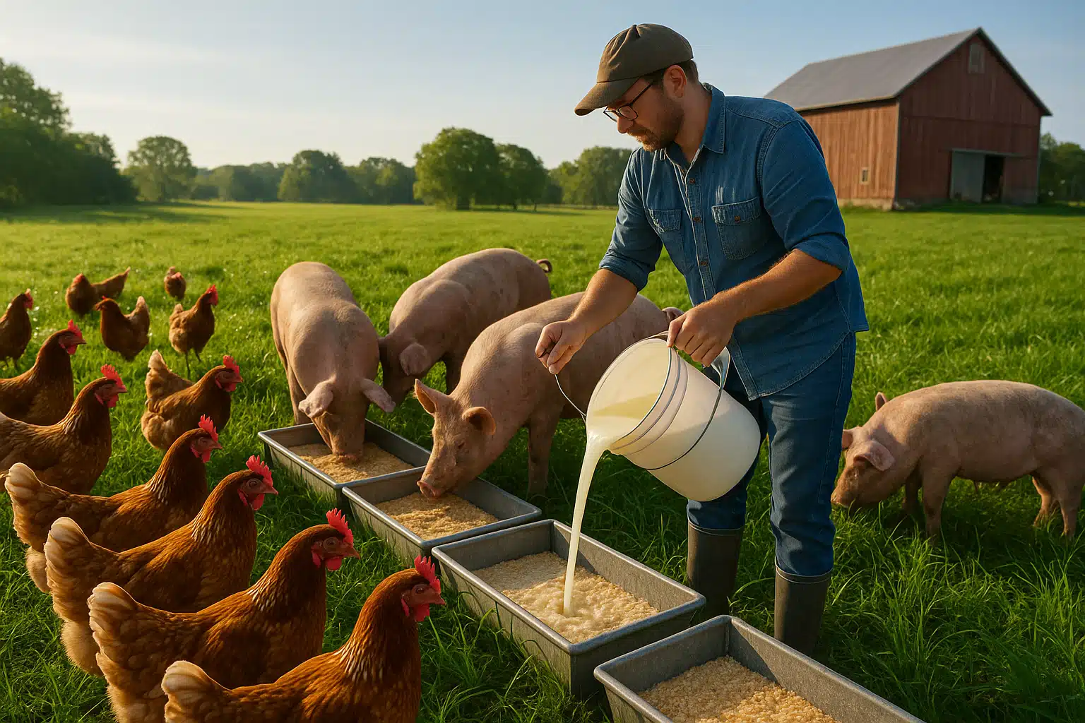 Using Whey as Livestock Feed: A Complete Guide for Chickens and Pigs
